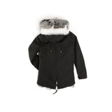 Black Mini 30" Parka