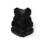 Four Panel Fox Fur Vest