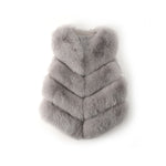 Four Panel Fox Fur Vest